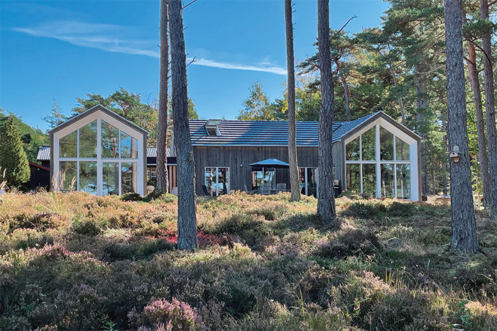 Villa från Åbergs Arkitektkontor, Arkitektritat