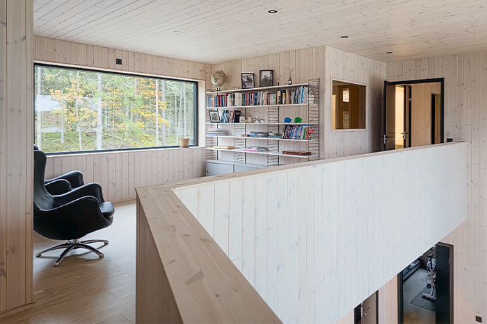Övervåning Arkitektritad Villa i Lerum